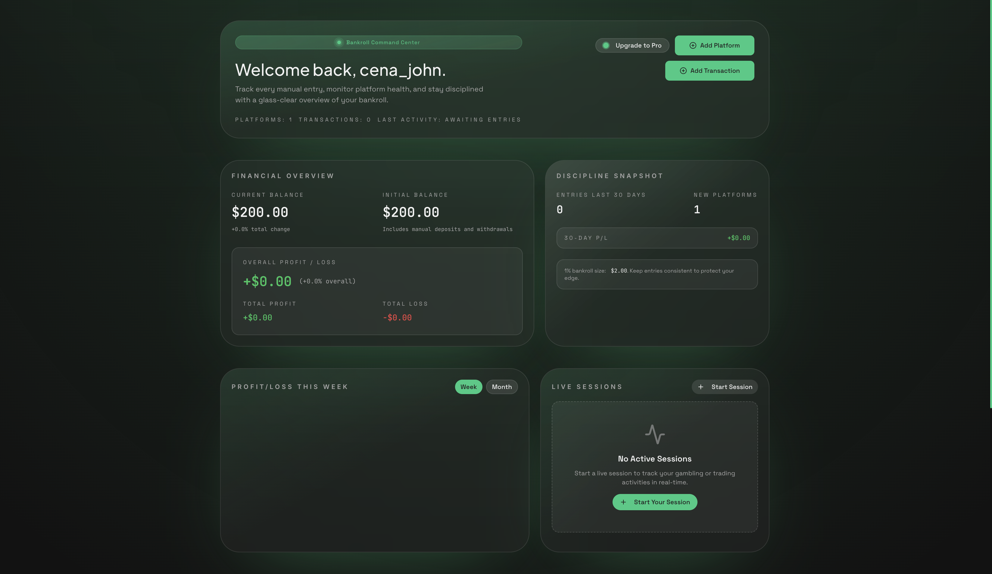 Manage Bankroll gallery image