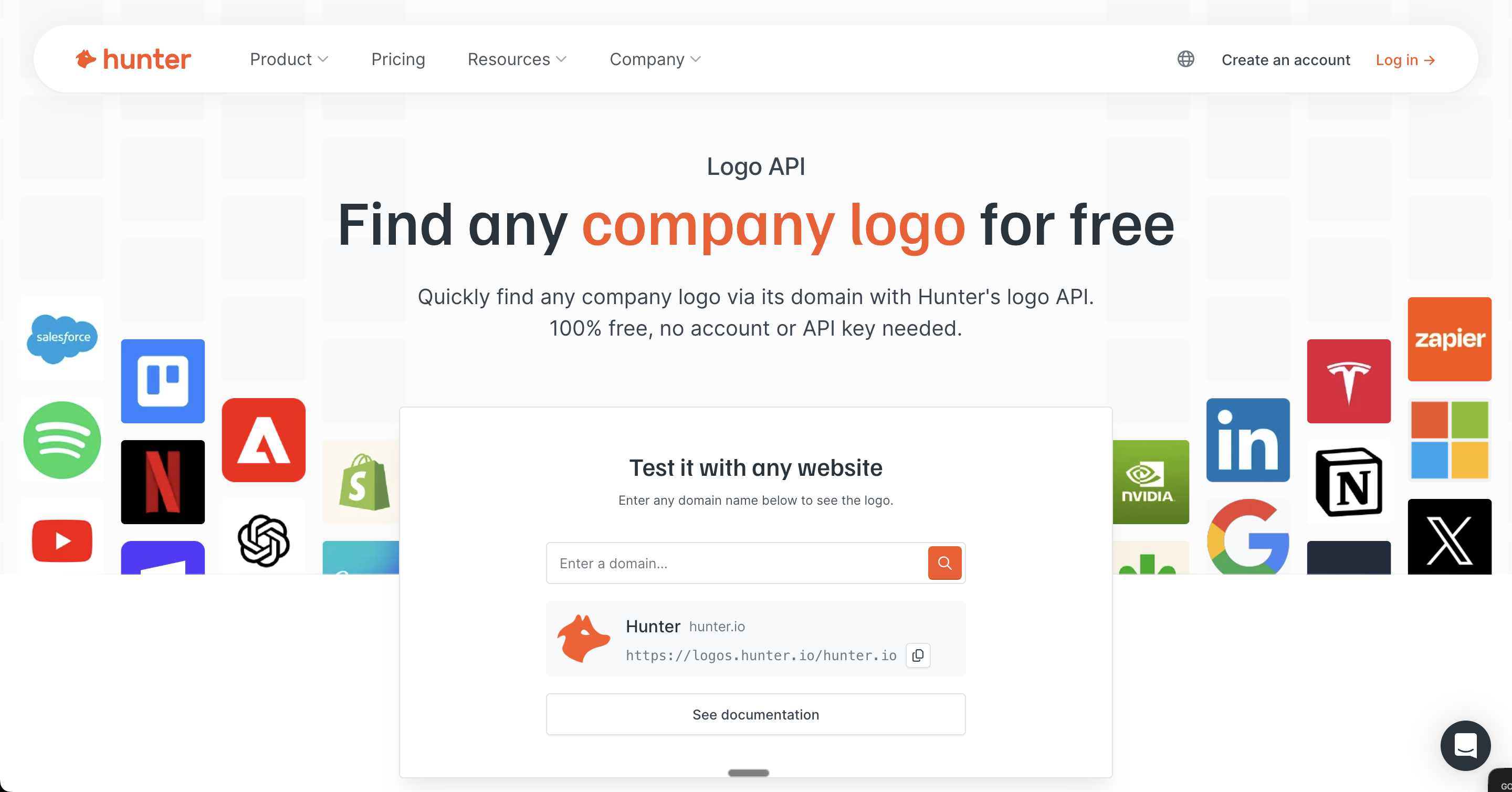 Company logo API gallery image