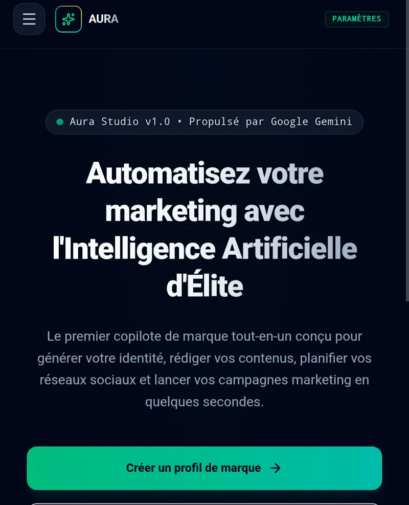 SaaS IA Création de contenu  screenshot 1