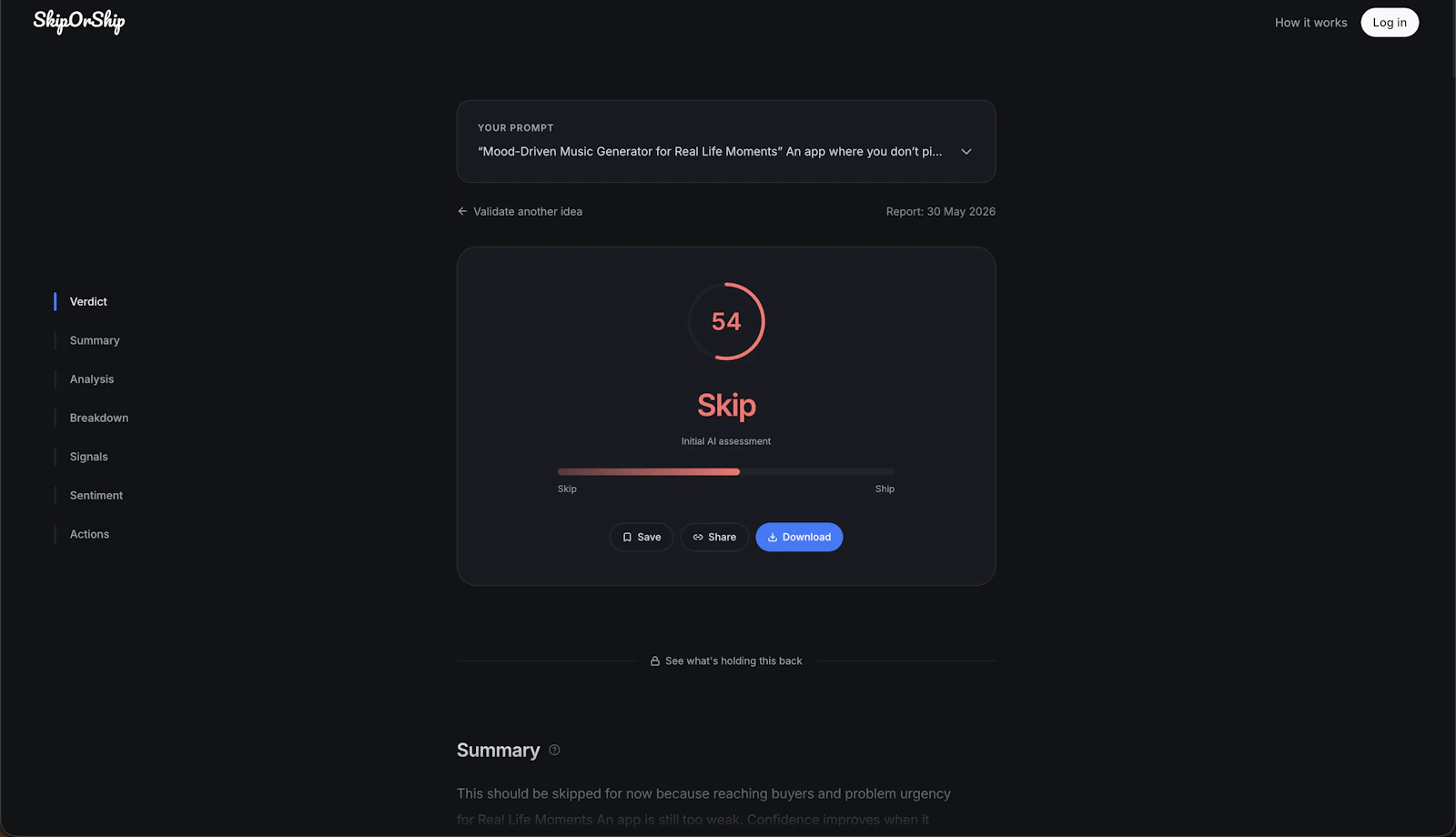 Skip or Ship screenshot 1