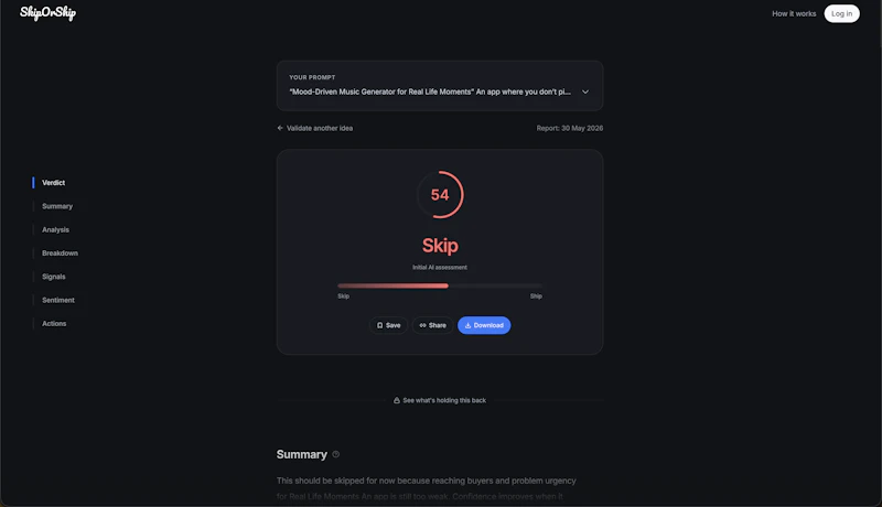 Skip or Ship screenshot 1