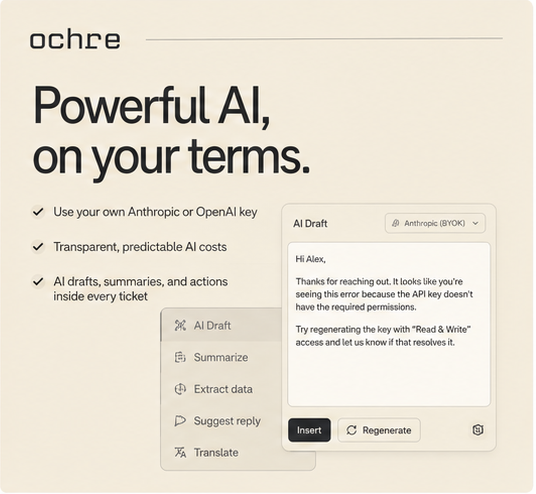 Ochre Helpdesk - No more Zenesk Tax gallery image