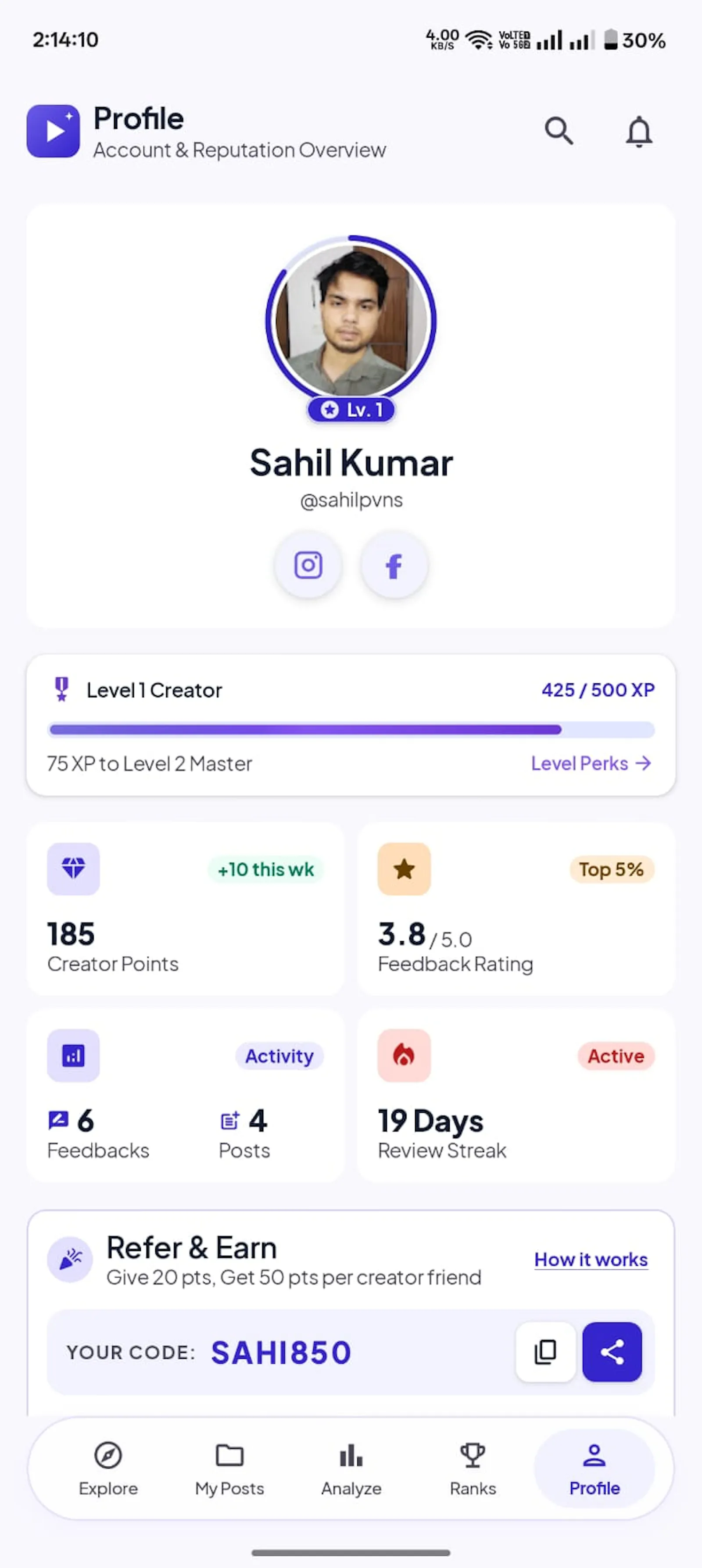 CreoFeedback: AI YouTube Grow screenshot 7