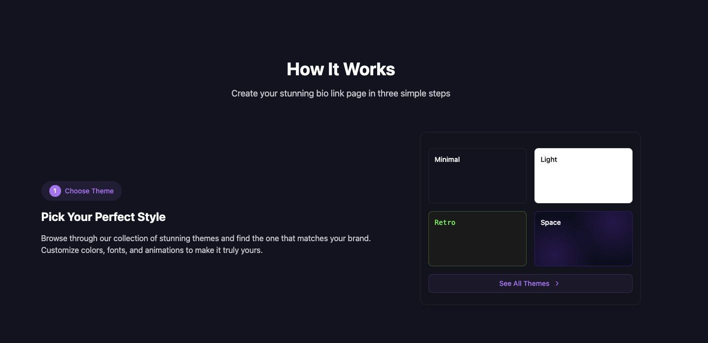 Woobs.io - Çarpıcı bir biyo bağlantı sayfası ile çevrimiçi varlığınızı artırın medya 9