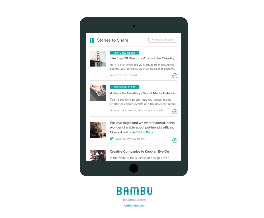 Bambu by Sprout Social gallery image