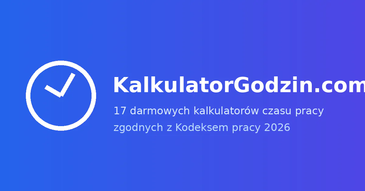 KalkulatorGodzin.com gallery image