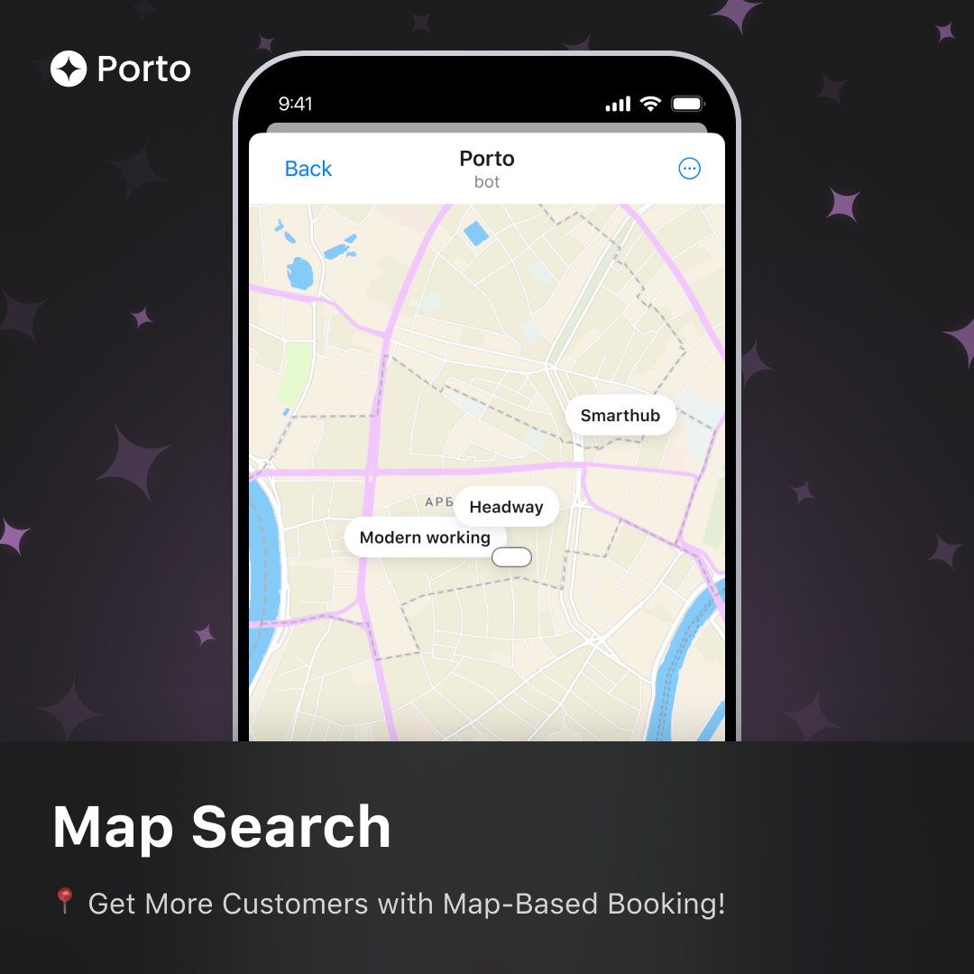 Media Porto.bot - Porto là một nền tảng thị trường đặt phòng không gian 4