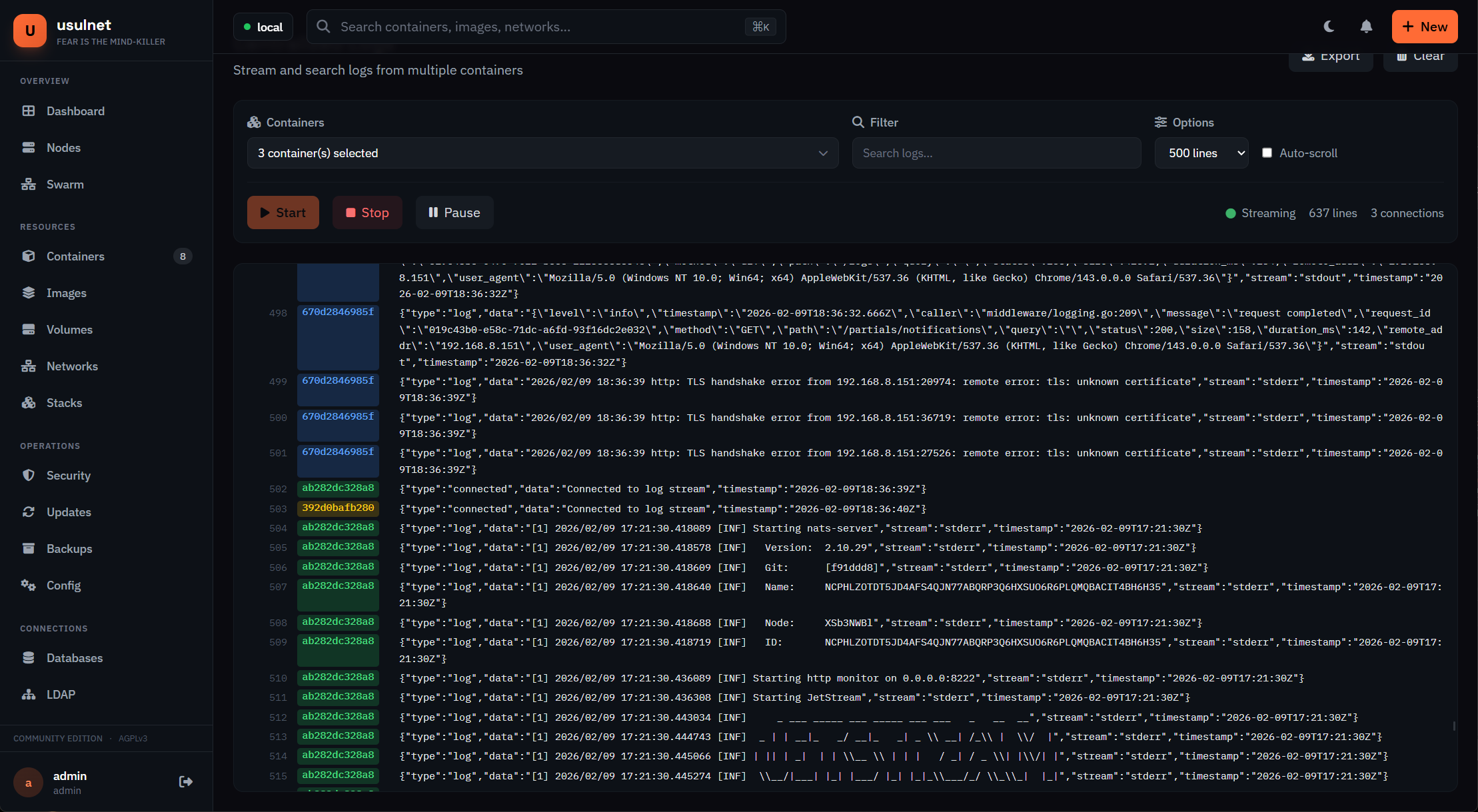 usulnet — DevOps & SysAdmins UI gallery image