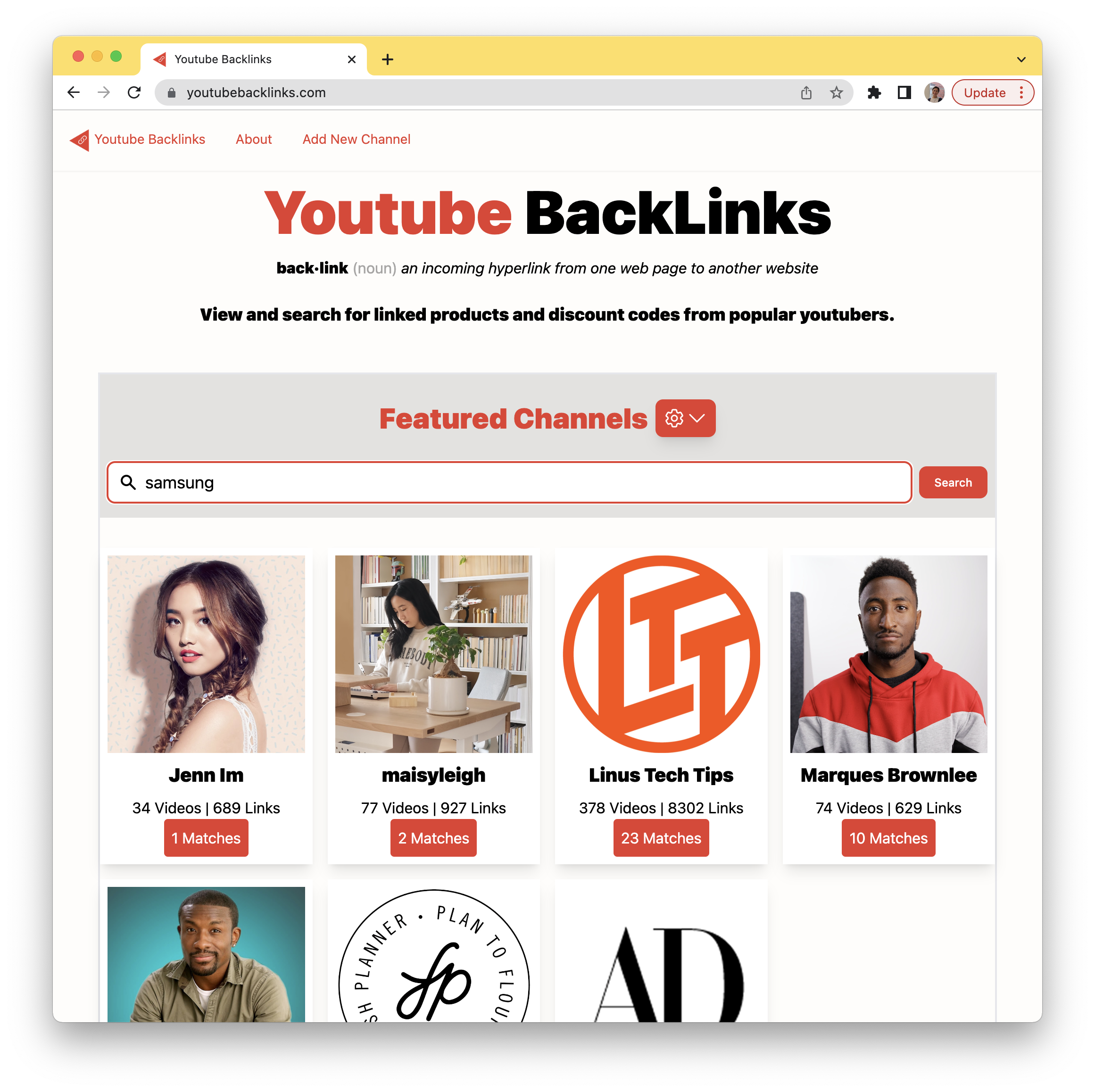 YouTubeBebLinks media 2
