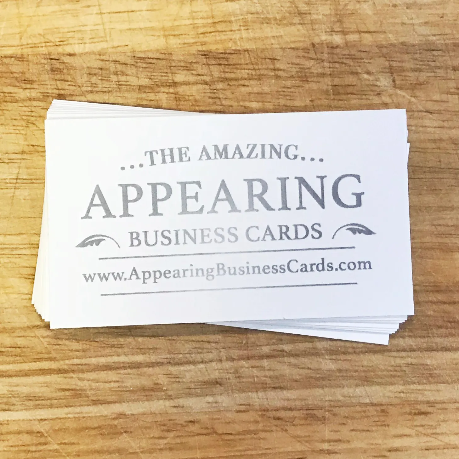 Appearing Business Cards