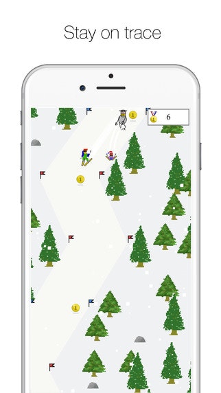 Yeti run for SkiFree gallery image