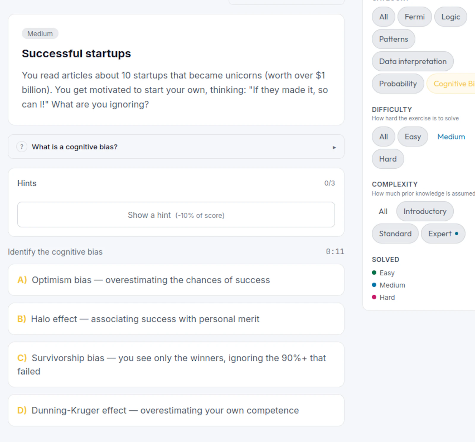 ErgoSums screenshot 2