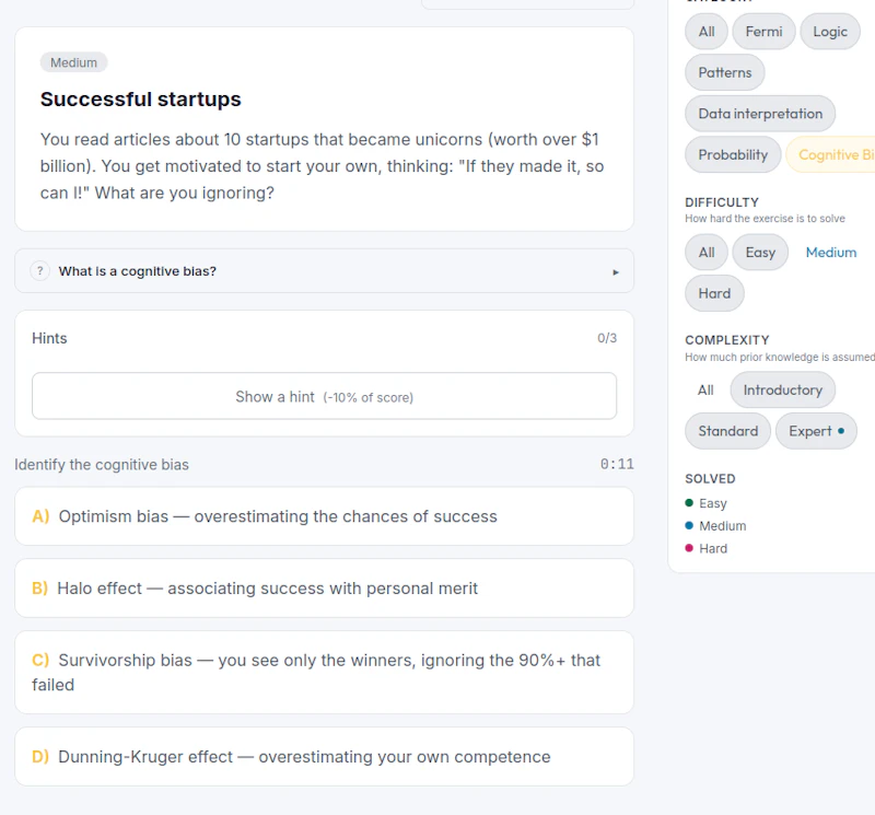 ErgoSums screenshot 2
