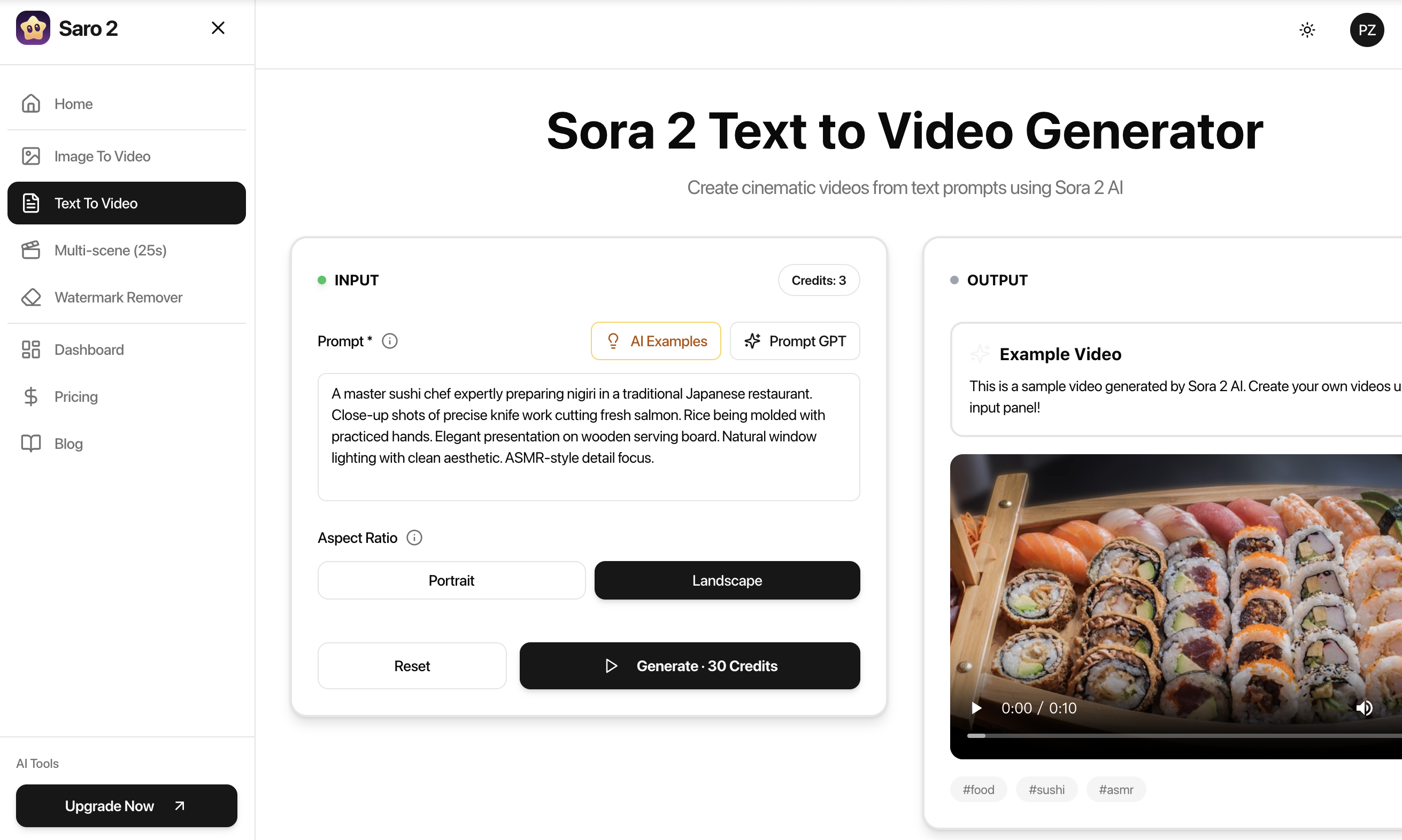 Saro - Main product screenshot demonstrating key features and user interface