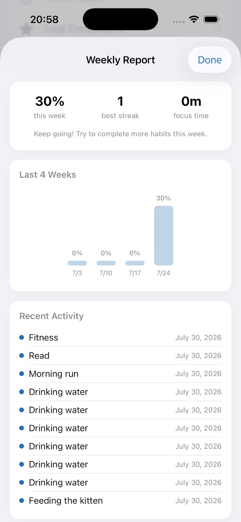 FocusHabit Pro screenshot 5