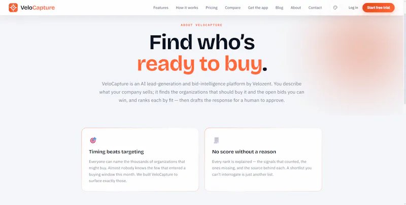VeloCapture — GTM + Bid Platform screenshot 6