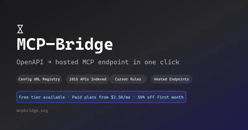 MCP-Bridge screenshot 1
