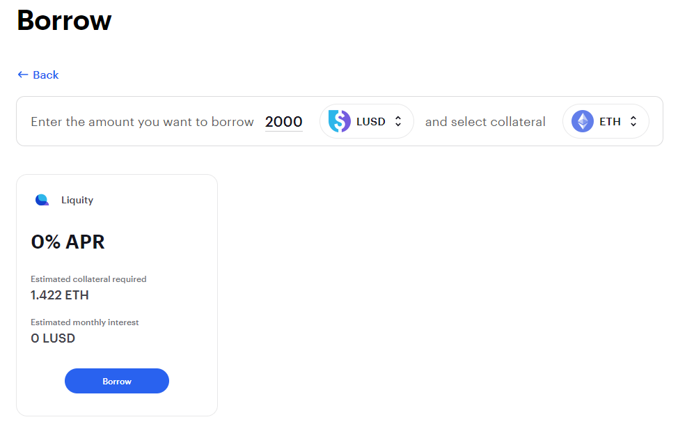 Liquity Protocol gallery image