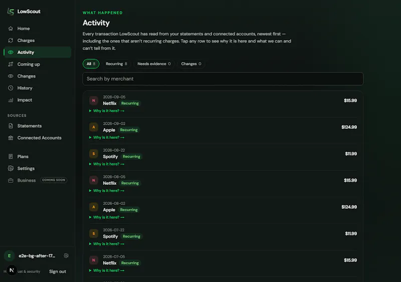 LowScout screenshot 5