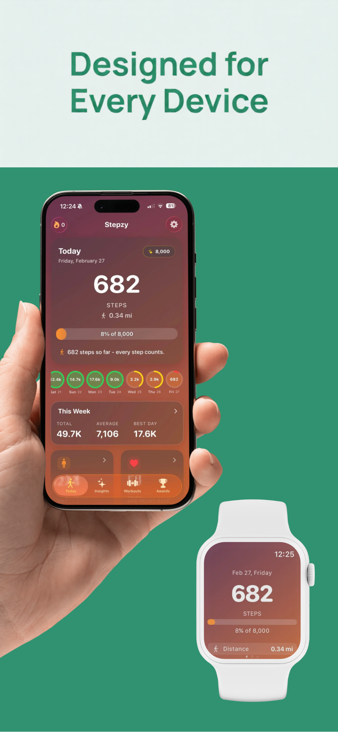 Stepzy - Smart Step Counter gallery image