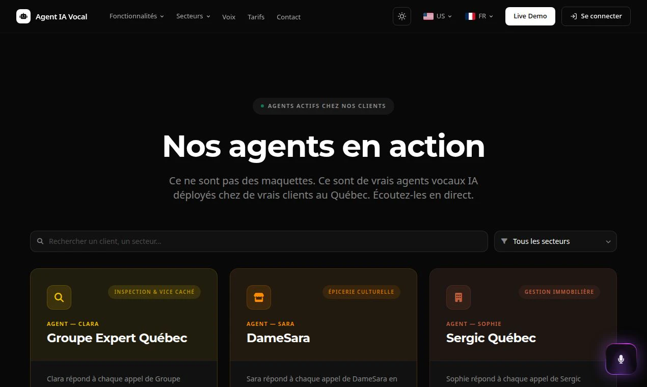 Agent IA Vocal screenshot 2