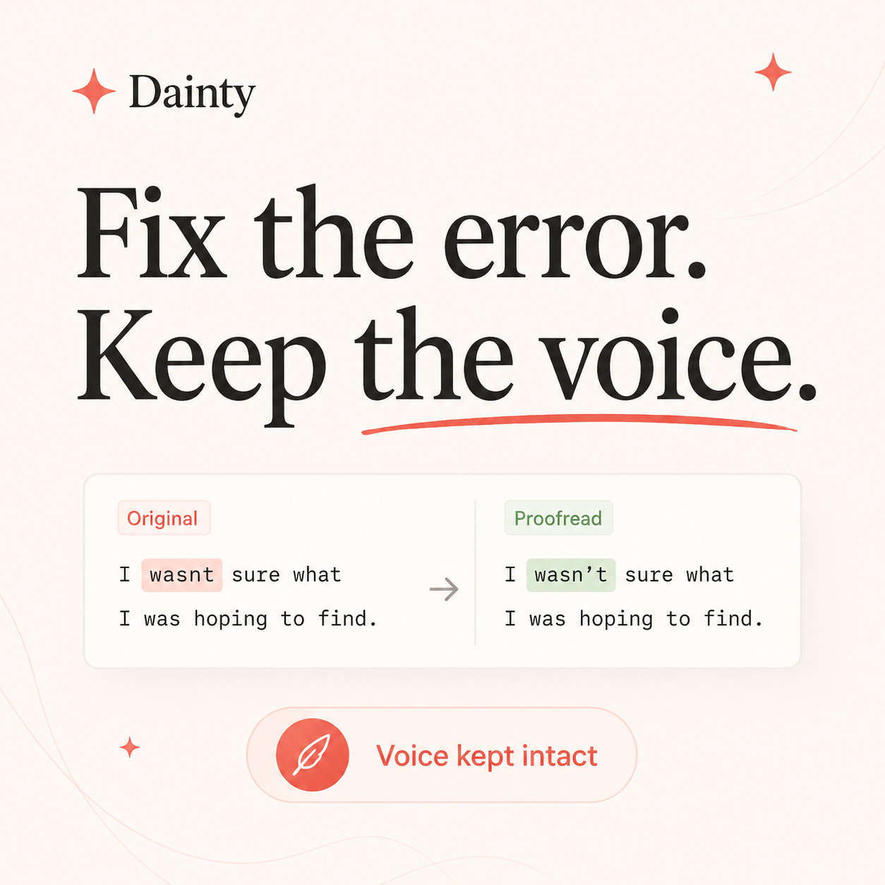 Dainty Proofreader gallery image