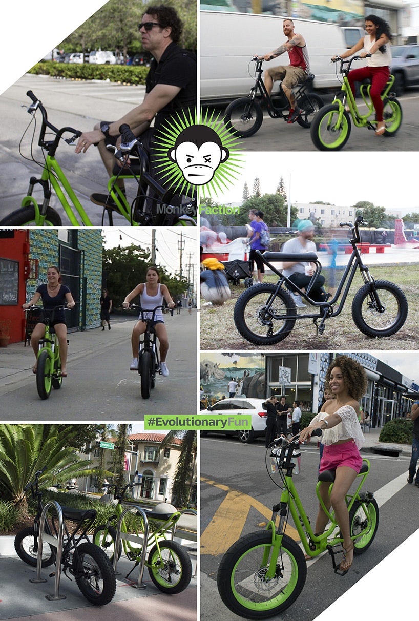 Monkey Faction Capuchin: SCOOTER AND MOUNTAIN BIKE LOVE CHILD gallery image