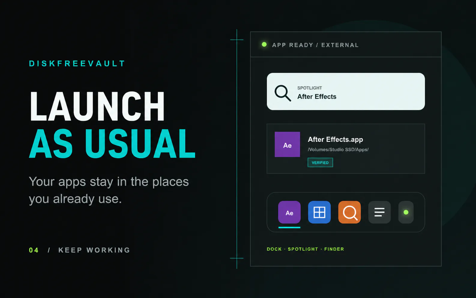DiskFreeVault screenshot