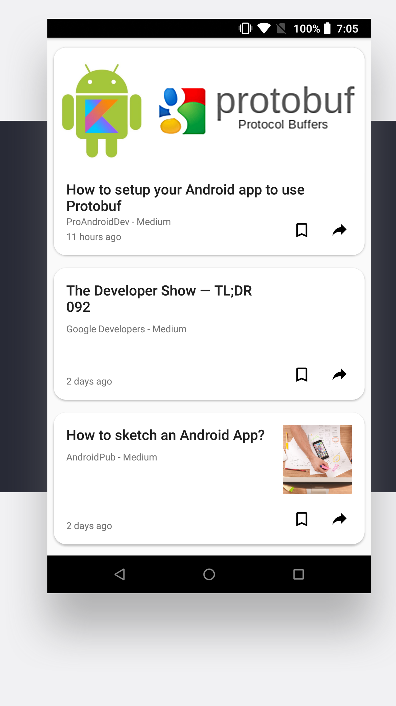 DroidFeed gallery image