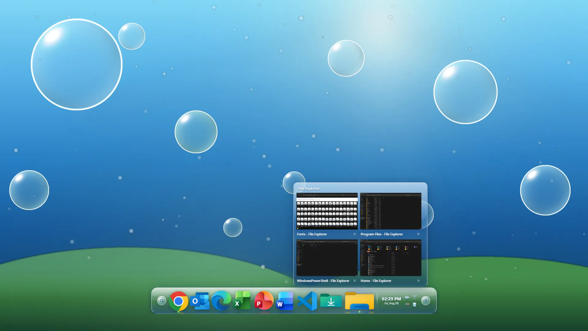 Aero Dock screenshot