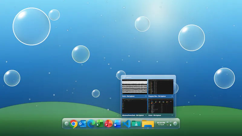 Aero Dock screenshot 4
