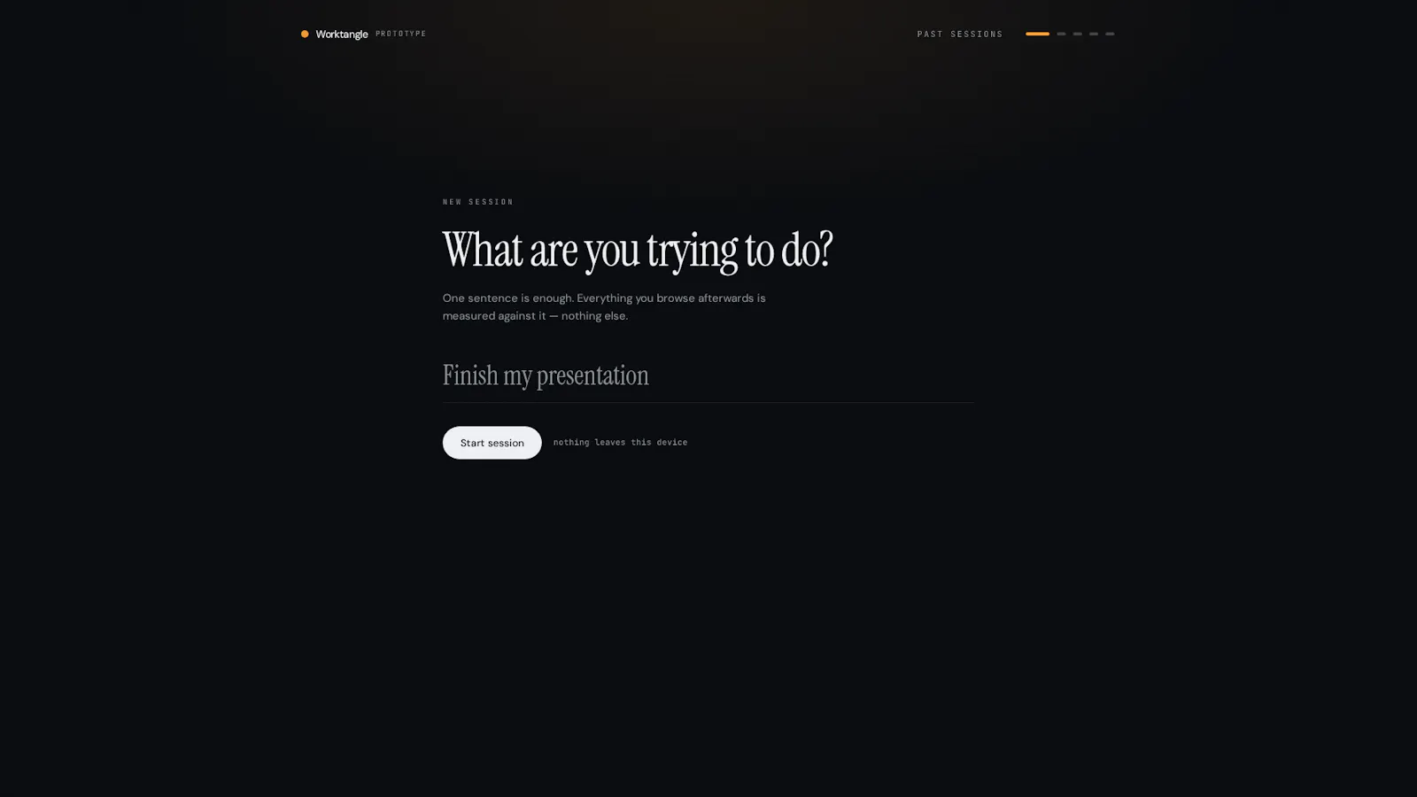 Worktangle screenshot 1