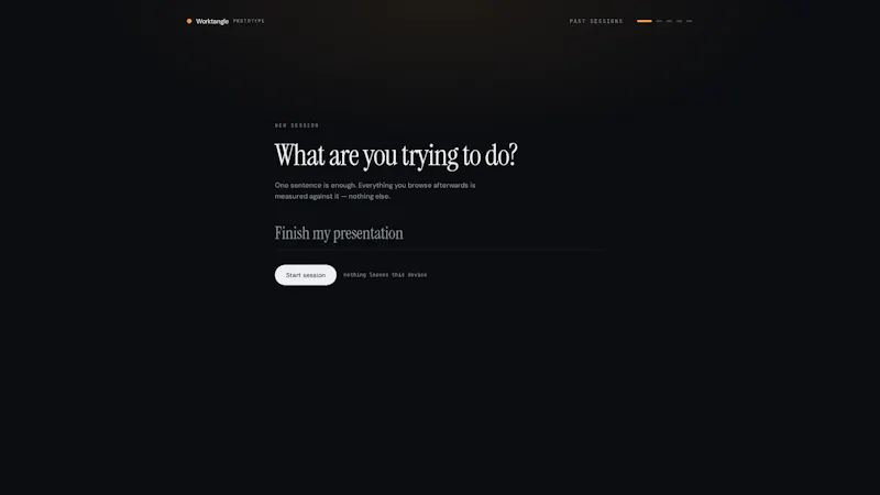 Worktangle screenshot 1