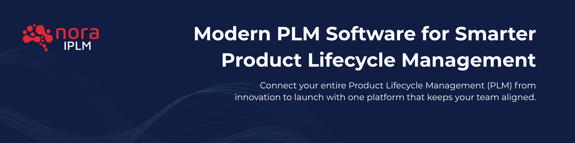 Nora IPLM  - Product Hunt launch logo and brand identity