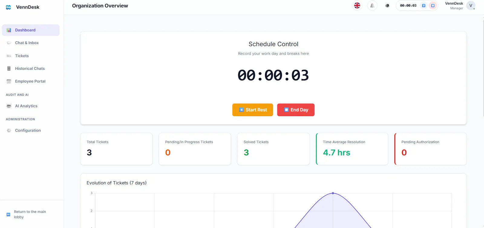 VennDesk screenshot 2