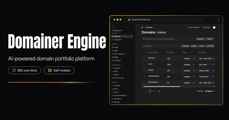 Domainer Engine screenshot 1