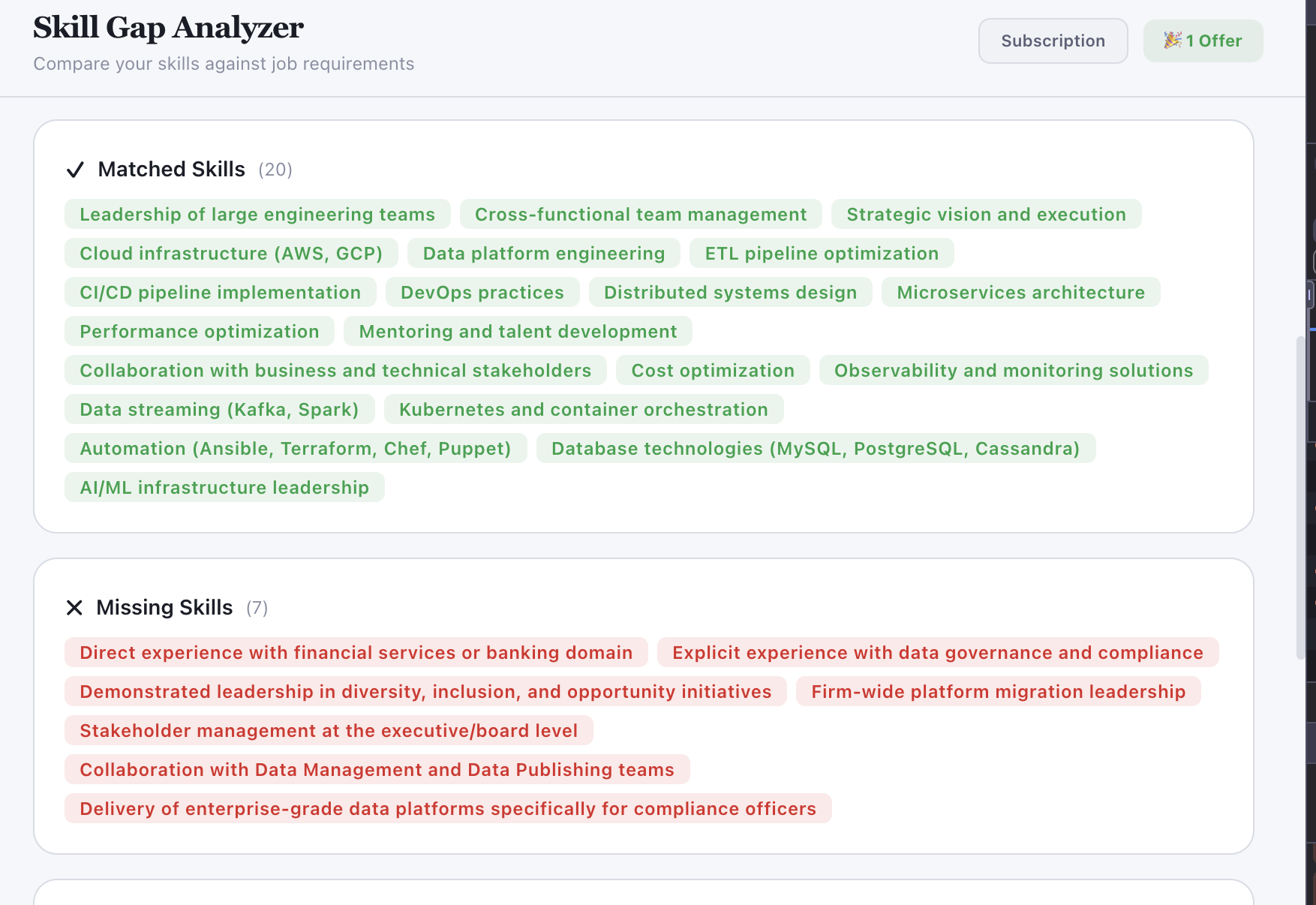 Career AutoPilot - Screenshot 5 showing product features and functionality