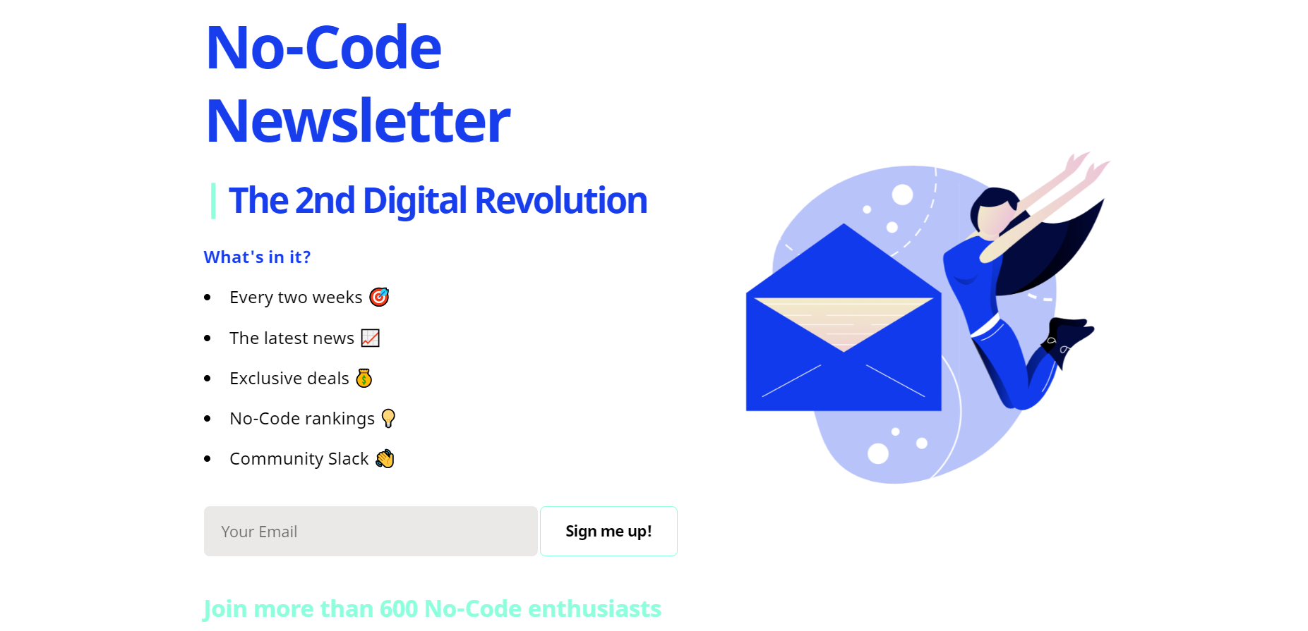 No Code Newsletter - 2DR gallery image