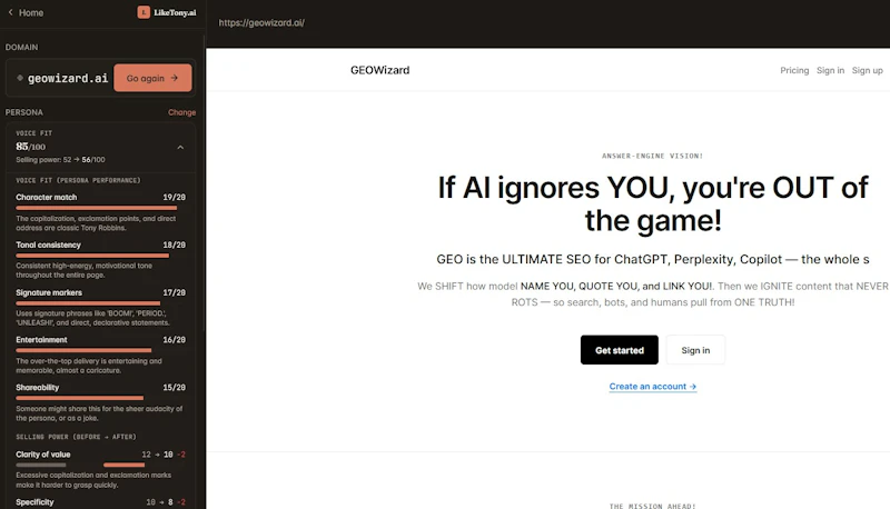LikeTony.ai screenshot 6
