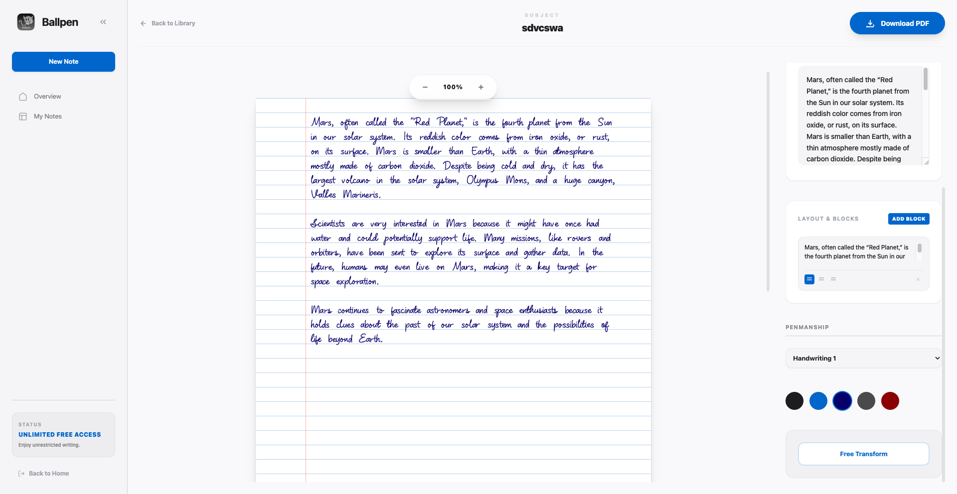 Ballpen App  gallery image