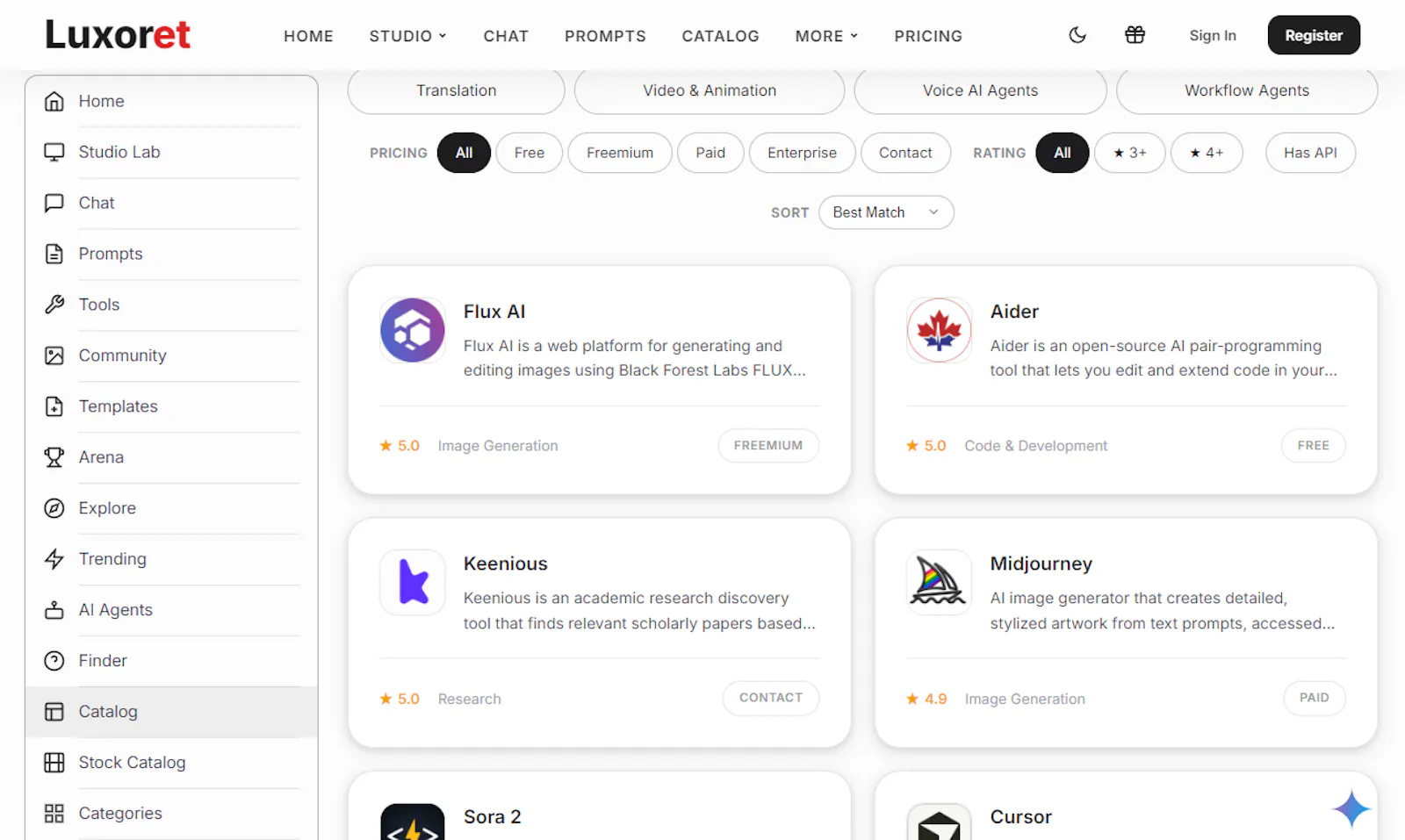 Luxoret screenshot 3
