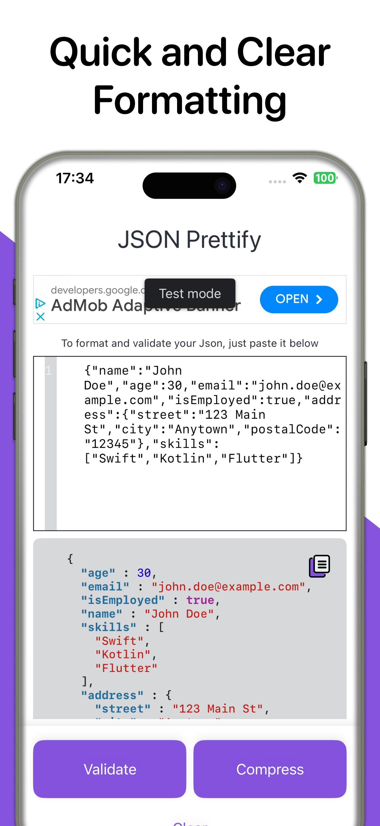 JSON Prettify - 验证和格式化您的JSON媒体3