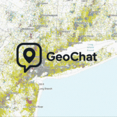 GeoChat - Product Hunt launch logo