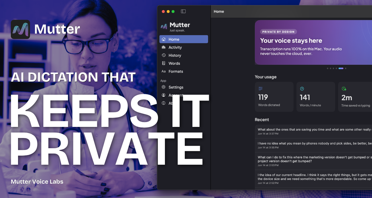 Mutter AI Dictation gallery image