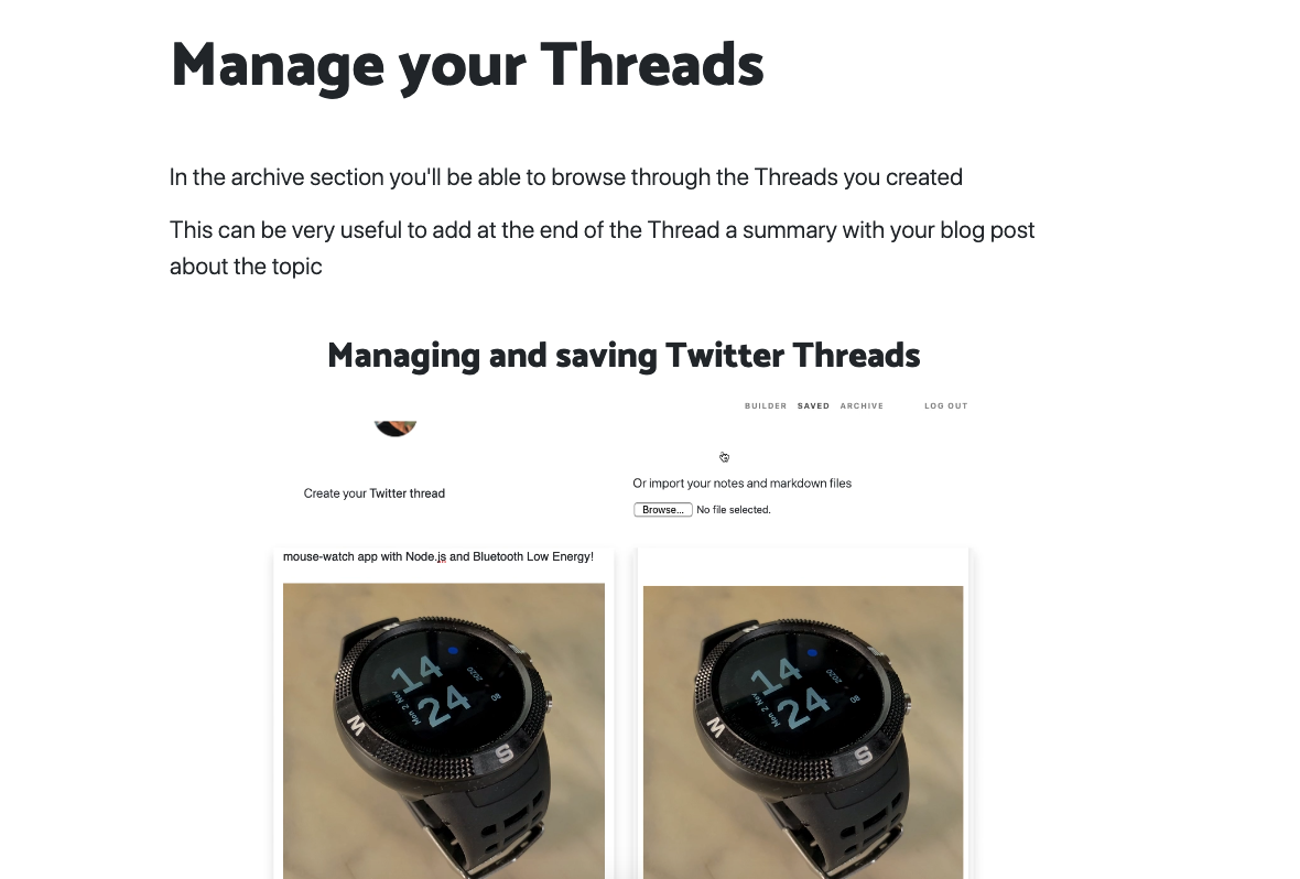 ThreadBuilder - Schedule/Import/Automate gallery image
