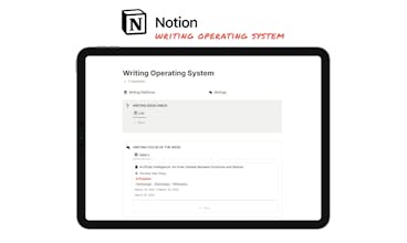 Notion Writing Operating System gallery image