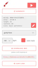 Melody Generator gallery image