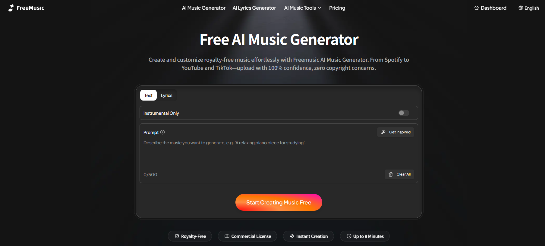 FreeMusic AI gallery image