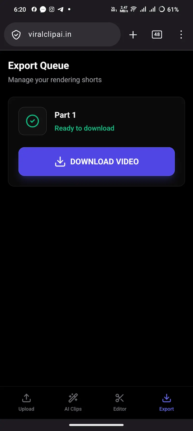 ViralClip AI screenshot 2