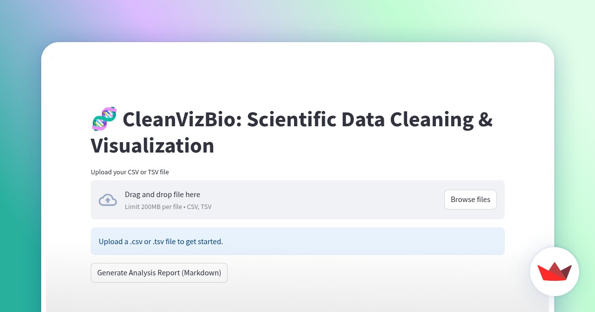 Cleanvizbio - ทำความสะอาดและแสดงภาพข้อมูลทางชีวภาพได้ทันที media 1